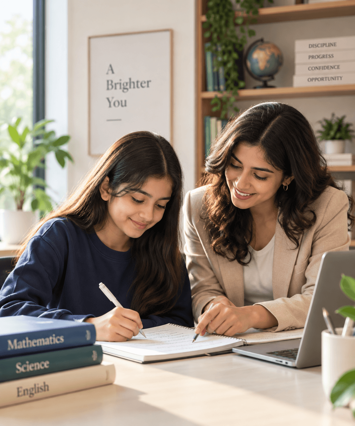 A Kaizen Learning tutor supporting a student during a one-on-one learning session